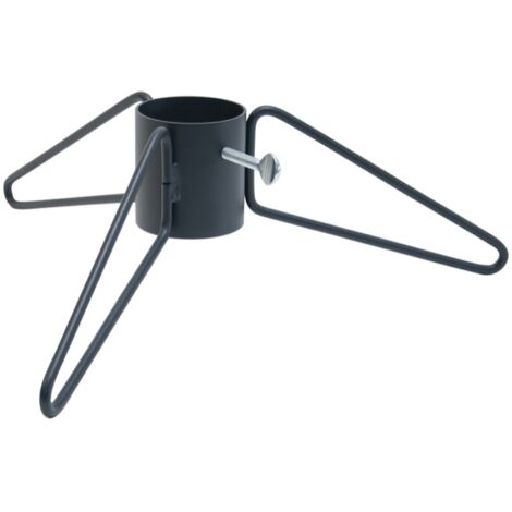 Pied de sapin 3 pieds fer rond anthracite tube 7  cm (1/3)