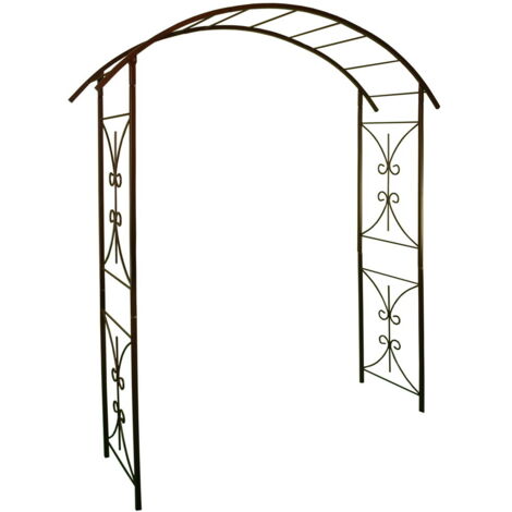 Arche tube car20 pont fer vieilli L 180x50x220 cm