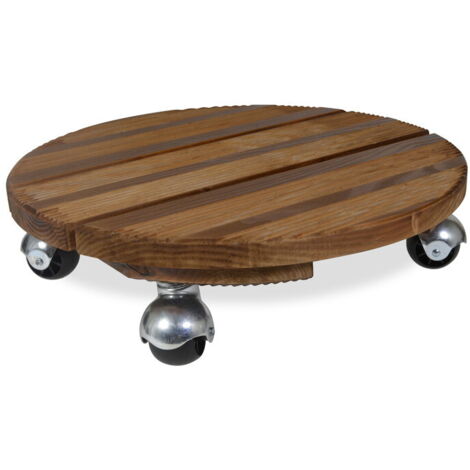 Roule plante BOIS rond naturel 37,5 cm (1/4)