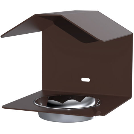 Mangeoire Oiseaux Sirocco Fer Vieilli 16x15 cm Moulin (1/3)