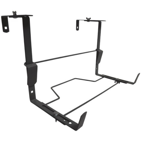 Support Jardinière Ergo Fer Plat Noir Essentis Louis Moulin (1/3)
