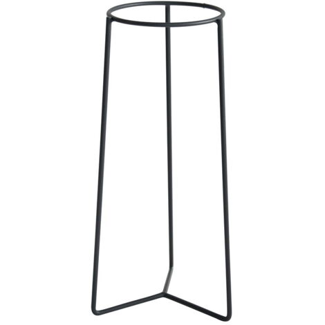 Porte-Plantes Tripode Métal Anthracite 58x21,5 cm – Support Pot Jardin Made in France (1/4)