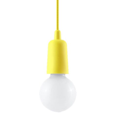 Lampada a sospensione Diego giallo 9x90x9cm Sollux (1/5)