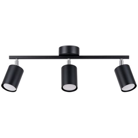 Lampada da soffitto Lemmi nero 46x20x8cm Sollux (1/5)