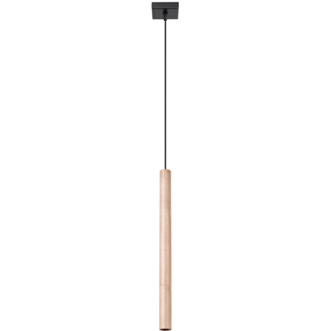 Lampada a sospensione Pastelo legna 3.5x120x3.5cm Sollux