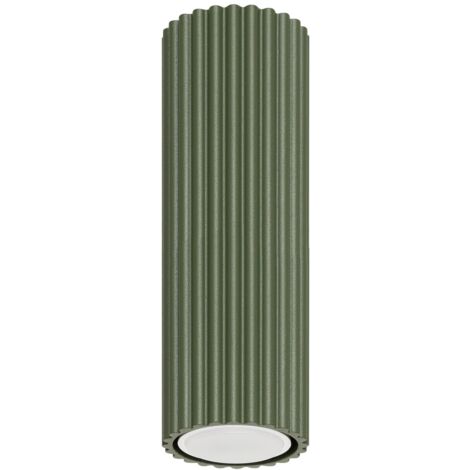 Lampada da soffitto Karbon verde oliva 6.5x20x6.5cm Sollux