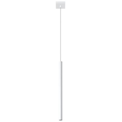 Lampada a sospensione Pastelo bianco 8x100x8cm Sollux