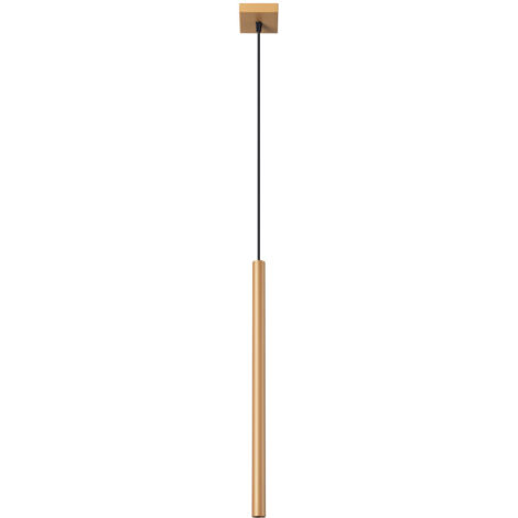 Sollux Pastelo Plafoniera moderna a sospensione sottile Oro 1x G9