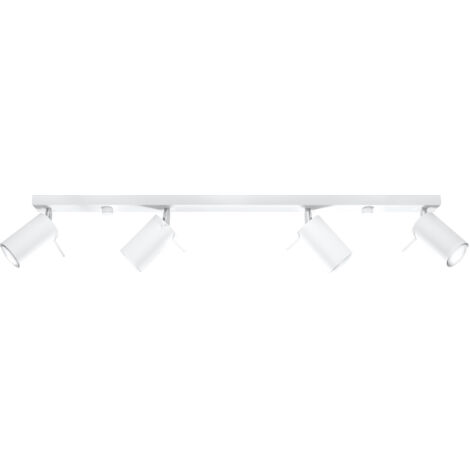 Lampada da soffitto Ring bianco 80x16x6cm Sollux
