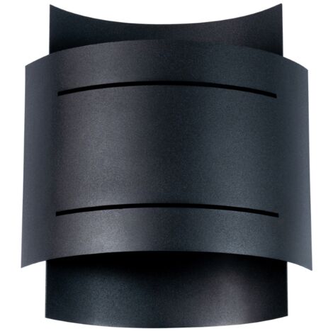 Lampada da parete Hestia nero 21x23x8.5cm Sollux (1/5)