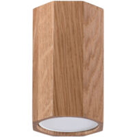 Lampada da soffitto Zeke quercia 6x10x6cm Sollux
