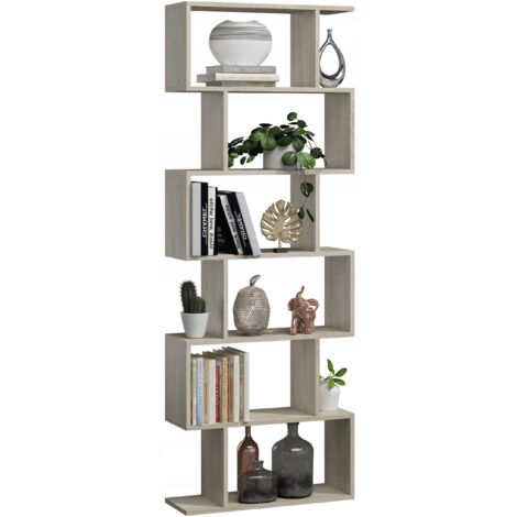 Étagère ouverte - Commode Anthracite 1 porte - Panneau stratifié - glissières métalliques - étagère intérieure (1/2)