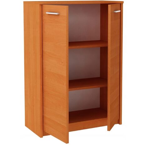 Buffet avec 2 portes Aulne - Meuble de Rangement Style contemporain - 77 x 35 x 108 cm (1/3)