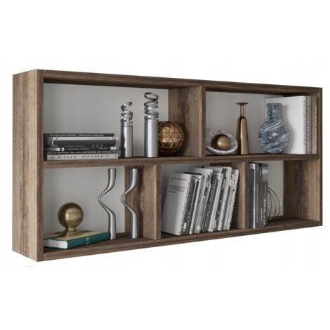 Étagère Suspendue TEO - Design Moderne - 50x113.6x25cm - Chêne Colonial (1/4)