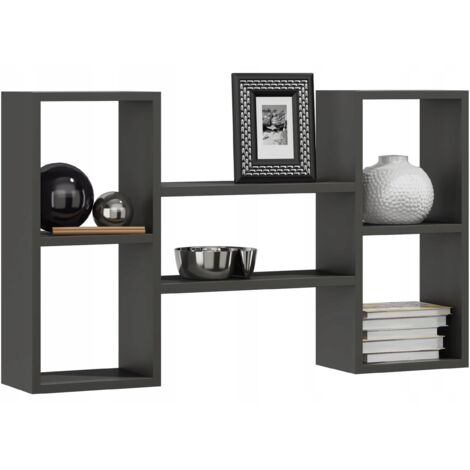 Étagère murale suspendue POLON gris anthracite (1/3)