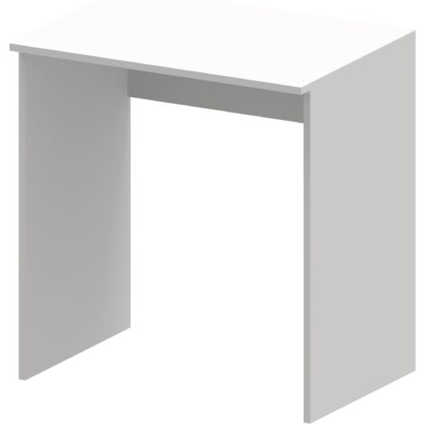Bureau - Panneau Stratifié - 75x70x50cm - Blanc (1/3)