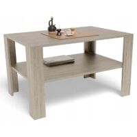 Table Basse EX3 Chêne Sonoma - Table de salon Style contemporain - 100 x 68 x 60 cm
