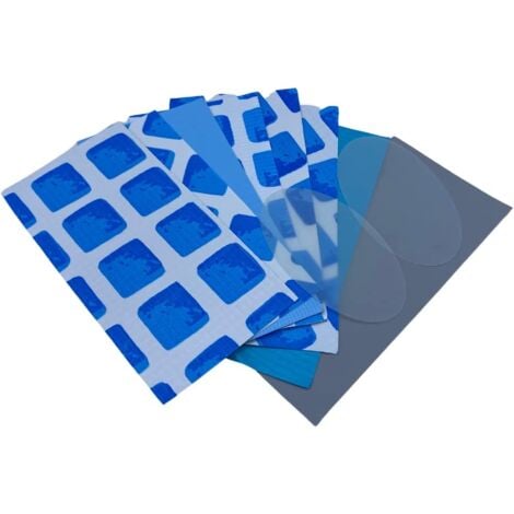 Acquaverde Kit de réparation pour piscine Ultra Frame ronds rectangulaires patchs colle 10114 G