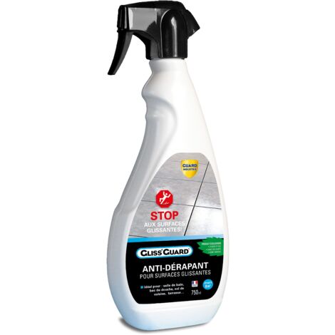 Guard Industrie – Spray antidérapant invisible 0.75L – Pour sols peu poreux – Biodégradable à 90% – Non corrosif et non irritant