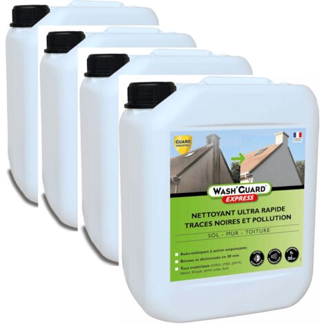 Guard Industrie – Nettoyant désincrustant express 20L – Action rapide sur murs, sols et toitures – Élimine salissures en moins d'une heure
