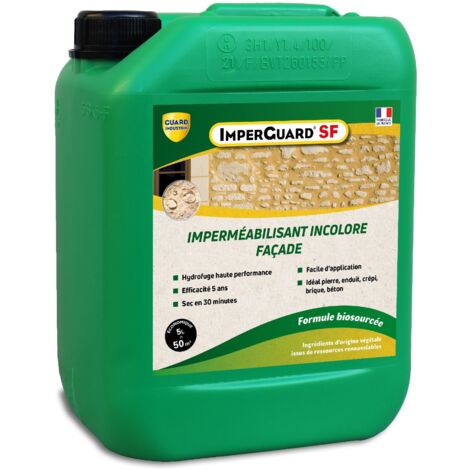 Hydrofuge Façade Enduit Crépi GUAD INDUSTRIE ImperGuard SF 5L