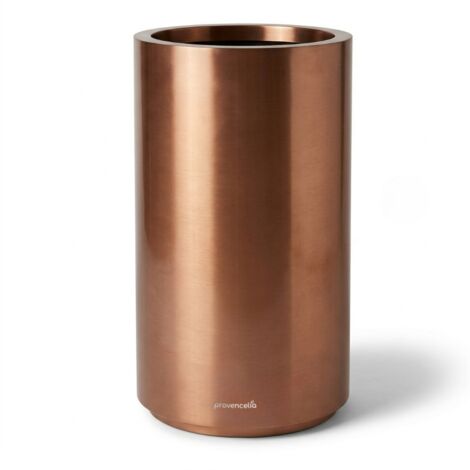 Pot grande taille METROPOLE 40x70cm cuivre, fait main en acier inoxydable (1/2)