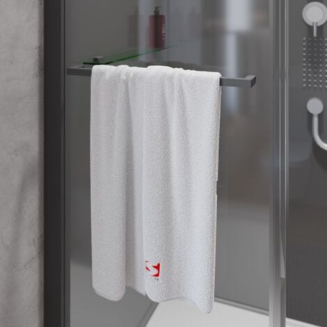 Wellnesskabine Schiebetür Korsika von Schulte, Komplettkabine, 6 mm starkes Sicherheitsglas ESG Klar hell, Rückwände 5 mm ESG Schwarz, Profilfarbe: Schwarz, 120 x 80 x 220 cm
