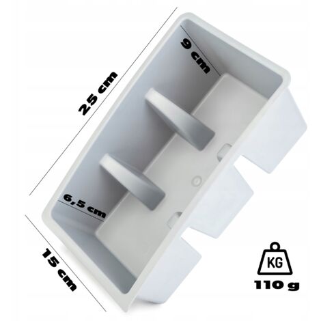 A-LuGei 𝟰𝟮 𝗣𝗲𝘇𝘇𝗶 Nero Organizer Cassetti Scrivania, Organizer Per Cassetti Bagno, Plastica