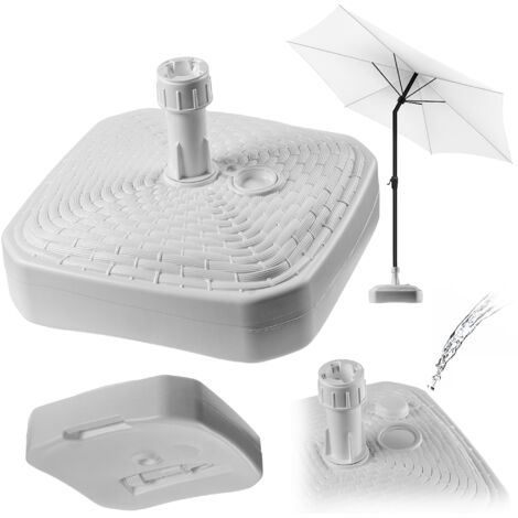 VONROC Base Per Ombrellone Rotonda 25kg – Stabile E Resistente, Adatta Per Pali Da 35/38/48mm - 2