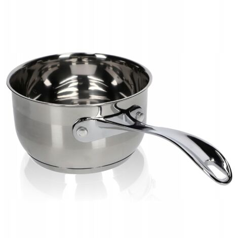 Pentola Alta In Acciaio Inox Kadax 1,2L - Con Coperchio In Vetro - Per Induzione E Gas - Foto 2