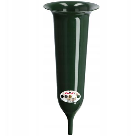 Vaso Per Cimitero Con Puntale - Portafiori Per Tombe, 25 Cm, In Plastica ABS, Con Drenaggio - Foto 7
