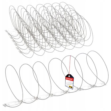 10 Canne Riflettenti Spirale Dissuasori Uccelli – Argento 29,5 Cm Con Cordino Per Giardino E Frutteto