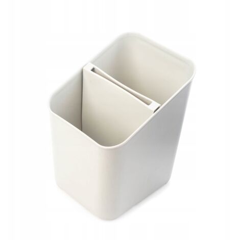 Simpcozy Portautensili in acciaio inox scolaposate per lavello da cucina, organizer per posate da cucina (argento
