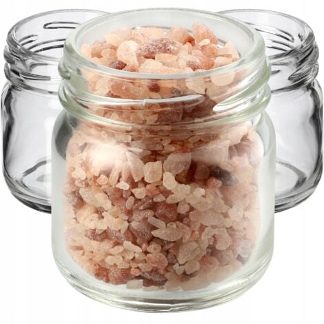 Barattoli Di Vetro Con Coperchio - Confezione Da 15 Pezzi, 60 Ml, Per Cosmetici