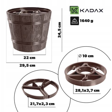 Supporto Per Albero Di Natale KADAX Per Vero Albero Di Natale In Vaso Di Fiori Da 8 Piedi 82167582
