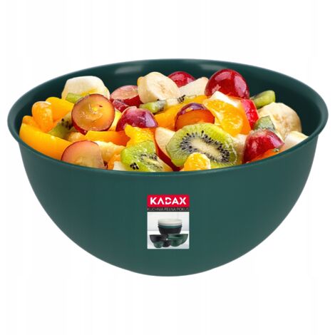 KADAX Ciotola da cucina in plastica per insalate 2 L verde (1/3)