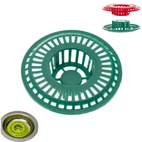 Filtro E Tappo Per Lavello Da Cucina 10,9cm | Raccogli Rifiuti Antiruggine | Antiblocco Scarico