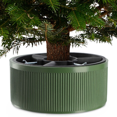 Supporto Per Albero Di Natale Pieghevole, Base Di Ricambio In Ferro, Verde Scuro, Per Alberi Fino A 2,8 M, Diametro Asta 3,2 Cm - 6