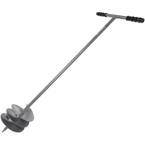 KADAX Trivella Manuale a Forma di T per Piantare Alberi, Punta da Giardinaggio per Pali di Recinzione, Punta da Trapano per Piantare con Maniglia (Ø 200mm)
