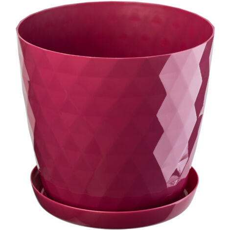 Vaso Fioriera LOFLY Con Sottovaso 3 Colori 3 Grandi - Foto 4