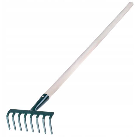 Rastrello Da Giardino Regolabile Papillon Con Manico In Metallo - Larghezza Regolabile Con Pinze, Attrezzo Agricolo