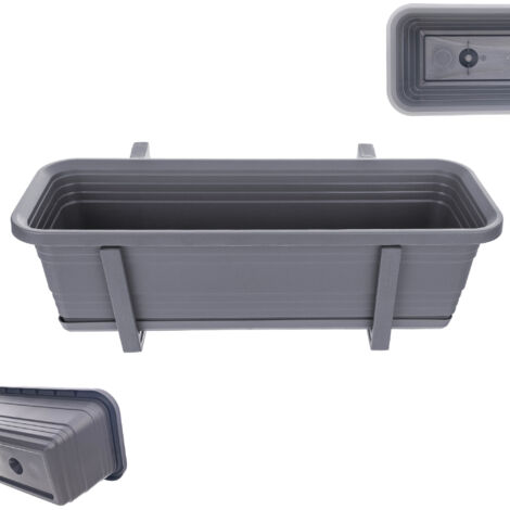 ALUBOX HYDRA Fioriera Da Parete A Colonna 83X43X20 cm Porta Vasi Da Parete In Alluminio E 5 Mensole Fioriera Da Interno Esterno Made In Italy | Leroy Merlin