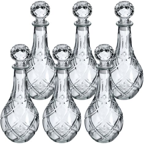 Decanter Per Whisky Elegante In Vetro - Design A Diamante, Capacità 0.8L - Foto 2