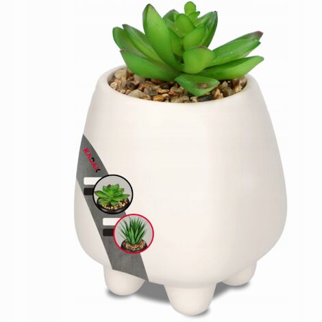 Pianta Grassa Artificiale Turelifes | Cactus Finto Realistico In Plastica Per Decorazione Casa E Giardino, Colorata E Carina, Senza Manutenzione (Color6) - 6