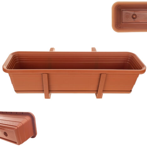 KADAX Fioriera per balcone Fioriera Supporti per vasi da fiori 50 cm