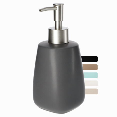 KADAX Dispenser di sapone liquido Portasapone in ceramica 400 ml