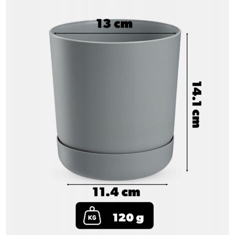 Set Da 66 Vasi Da Coltivazione Con Sottovaso – 7 Cm, Colorati, In Plastica, Con Etichette Per Piante Grasse E Semi - 5