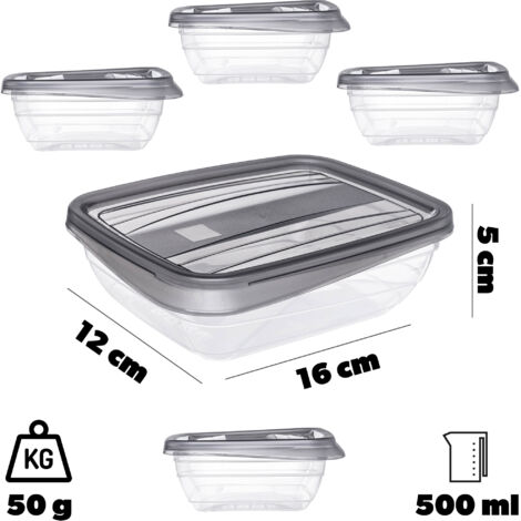 LELE LIFE 6 contenori piccoli per alimenti, coperchi a | FindTheDeal