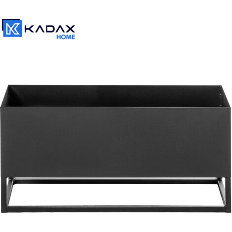 Vaso/Portafiori In Metallo Sara | Stile Secchio, Manico In Legno, Colore Zinco, H10 X Ø20cm