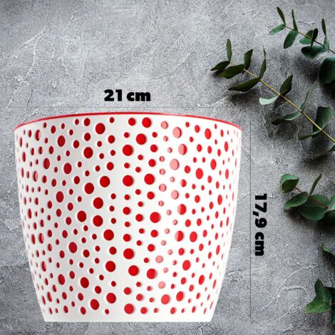 VASO IN PLASTICA PER PIANTE FIORI GIARDINO